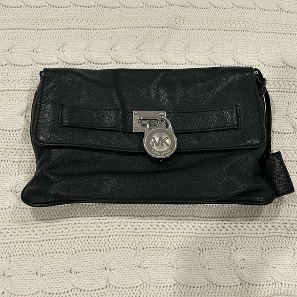 Michael Kors Small Black Bag/clutch - Picture 1 of 8